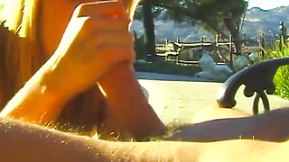 DIRTYSTEPDAUGHTER - Fiesty Daughter-In-Law Outdoor Anal Invasion Pool Shag With Daddy