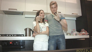 Lusty russian foxy di smashes with fellow