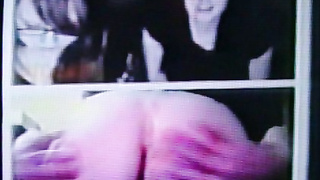 2 naughty College girls see my strip show, then 2 more do