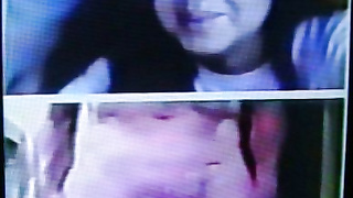 2 brunette College girls delighted by my bare ass (+ sound )