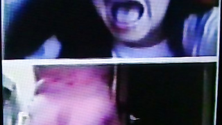 2 brunette College girls delighted by my bare ass (+ sound )