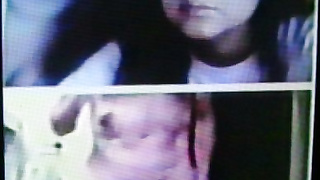 2 brunette College girls delighted by my bare ass (+ sound )