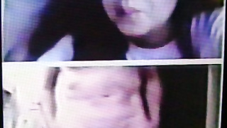 2 brunette College girls delighted by my bare ass (+ sound )