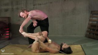 Scintillating Black-Haired Predominated By Tatted Tormentor Who Writes Fuckslut Breezy Slit On Her Figure