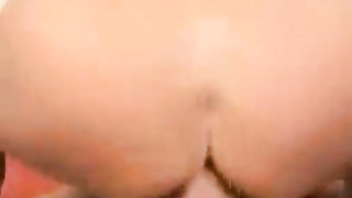 Fleshy light-haired minx gives lever a cute blowing