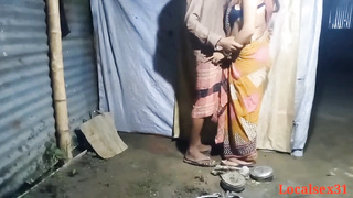 Trampy, Indian girl is getting boned from the back, while her hubby is out of town