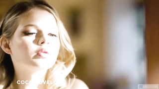 Super Hot, platinum-blonde cougar and her sugary-sweet step- stepdaughter couldn't hold back from making love, the other day