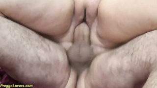 Knocked Up doll with phat mounds is having casual fuckfest and yelling from gusto while nutting