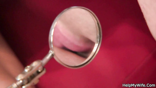 HELP MY WIFEY - Stud sates senior mans wifey in fishnets