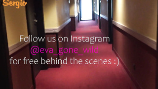 Wonderful Gal Pokes Randomd Fellow in Motel - Stretch Pants, Rear End, Deepthroat