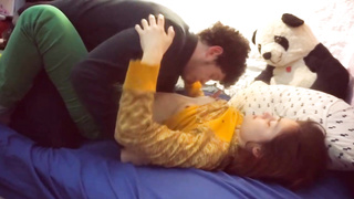 Super-Naughty buddies determined to have a quickie until both of them end up downright satiated