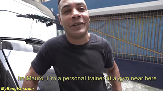 Sensuous, Ebony doll with ginormous bra-stuffers is shrieking while getting her daily dosage of screw