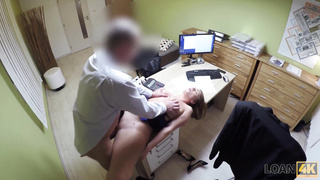 LOAN4K. Banker is prepared to help a honey if she gives something in comeback