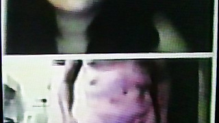 College girl's delighted facial reactions to my strip show