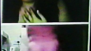 College girl's delighted facial reactions to my strip show