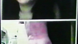 College girl's delighted facial reactions to my strip show