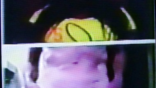 Black College girl in yellow dress see's my hard dick