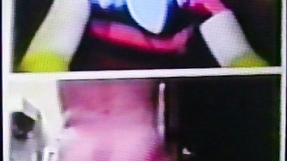 Blonde College girl delighted by my strip show