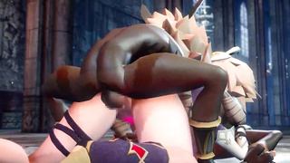 Mmd genshin influence milky jugs and giant rosaria pulverize and fucky-fucky by cosplayed gash banger Porno Movies - Tube8
