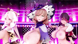 Mmd genshin influence super-steamy and stellar mama unstoppable shameless concert 3 dimensional manga porn Porno Vids - Tube8