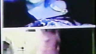 Blue haired College girl likes my strip show