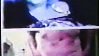 Blue haired College girl likes my strip show