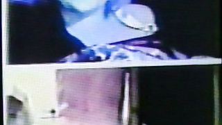 Blue haired College girl likes my strip show