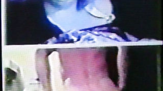 Blue haired College girl likes my strip show