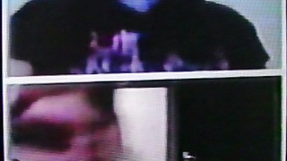 Brunette College girl delighted by my strip show