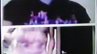 Brunette College girl delighted by my strip show