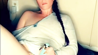 During this soiree a kinky blondie dressed in white stocking gives extraordinaire head in the shower