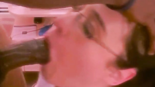 Snow Bunny gets Throatfucked and Creampied by BIG BLACK COCK * Fairytingz *