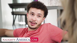 Tempting blondie girl with phat, stiff mammories, Rachael Cavalli is having fucky-fucky with her ex