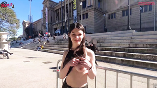 Public fuck-fest on the streets of Barcelona - DOLLSCULT