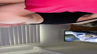 Tatted, unexperienced dame is having harsh orgy with a nasty fellow who is not her colleague