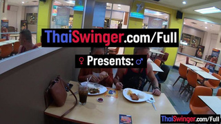 THAI SWINGER - Inexperienced Japanese Euro duo have fuck-a-thon on camera both loving making pornography (Duo Hook-Up)