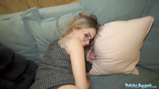 Public Agent Fortunate Bee is taken back to the studio for hard-core sexual sex