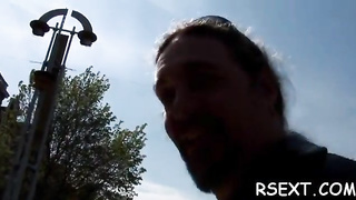 Glorious sintia blows then pokes