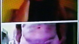 Dirty College girl delighted by my strip show