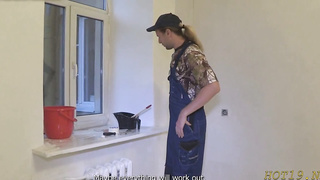 Trendy scarcely college-aged russian brown-haired candy julia ejaculates stiff