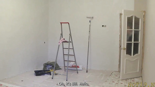 Trendy scarcely college-aged russian brown-haired candy julia ejaculates stiff