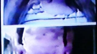 College girl smiles & waves to me with dirty delight