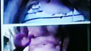 College girl smiles & waves to me with dirty delight