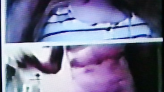 College girl smiles & waves to me with dirty delight