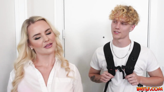 Ms Vics interactive lesson for fave schoolgirl Ty