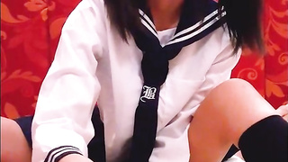 Asian college female Spoken indignity, Edging lotion palm job Part1