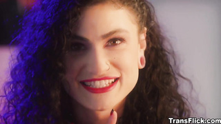 Transgender Shiri Allwood bang a coworker doll Lydia Black