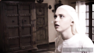 Horny towheaded teenie inhaling black dinky (Ricky Johnson)