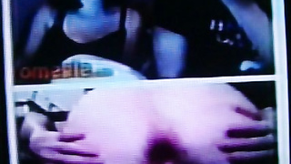 2 brunette College girls adore my open ass cheeks