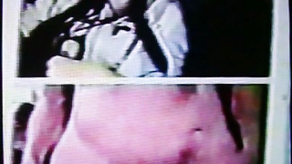 Dirty College girl's grabbing gestures to my bare ass